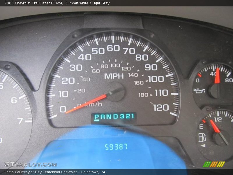 Summit White / Light Gray 2005 Chevrolet TrailBlazer LS 4x4