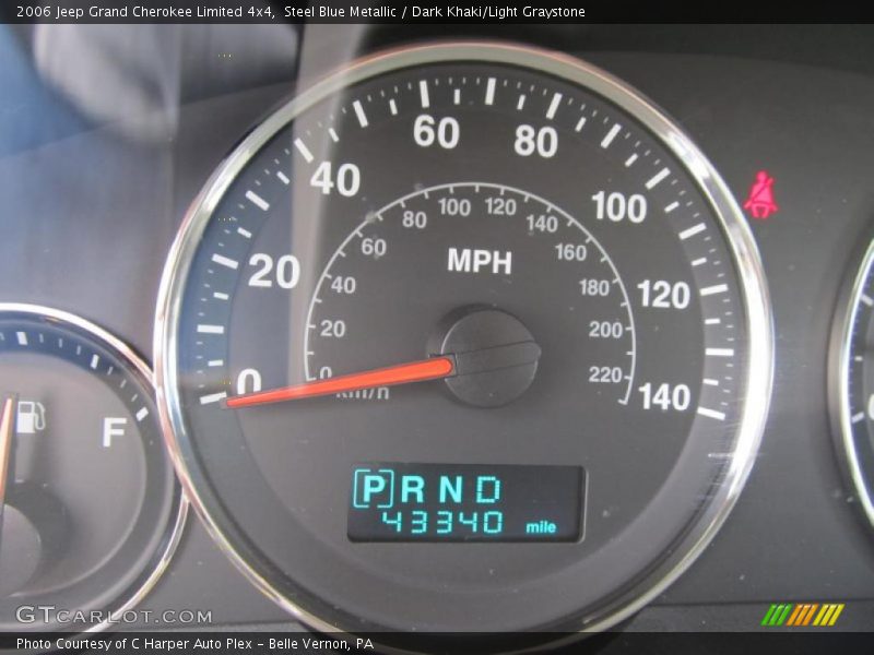 Steel Blue Metallic / Dark Khaki/Light Graystone 2006 Jeep Grand Cherokee Limited 4x4