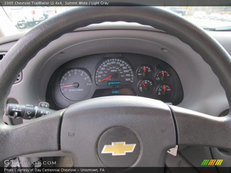 Summit White / Light Gray 2005 Chevrolet TrailBlazer LS 4x4