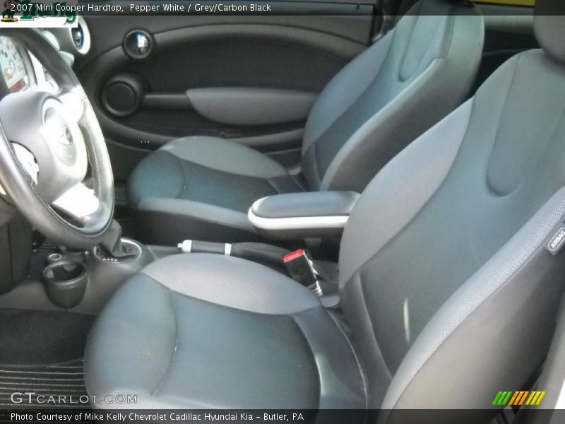 Pepper White / Grey/Carbon Black 2007 Mini Cooper Hardtop