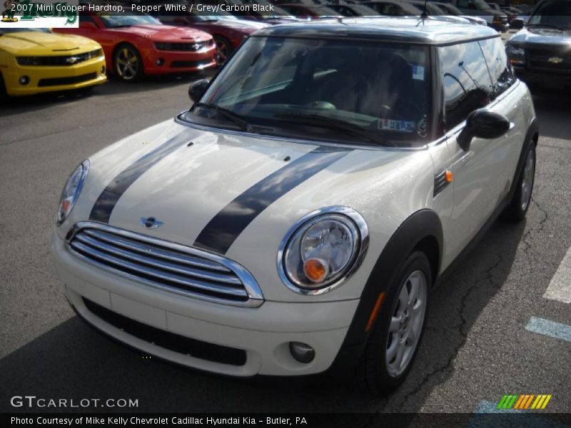 Pepper White / Grey/Carbon Black 2007 Mini Cooper Hardtop