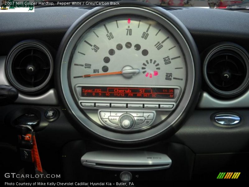 Pepper White / Grey/Carbon Black 2007 Mini Cooper Hardtop