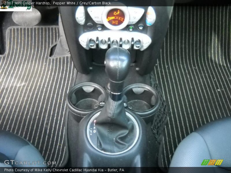 Pepper White / Grey/Carbon Black 2007 Mini Cooper Hardtop