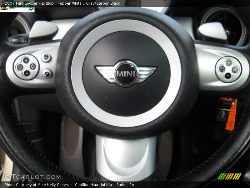 Pepper White / Grey/Carbon Black 2007 Mini Cooper Hardtop