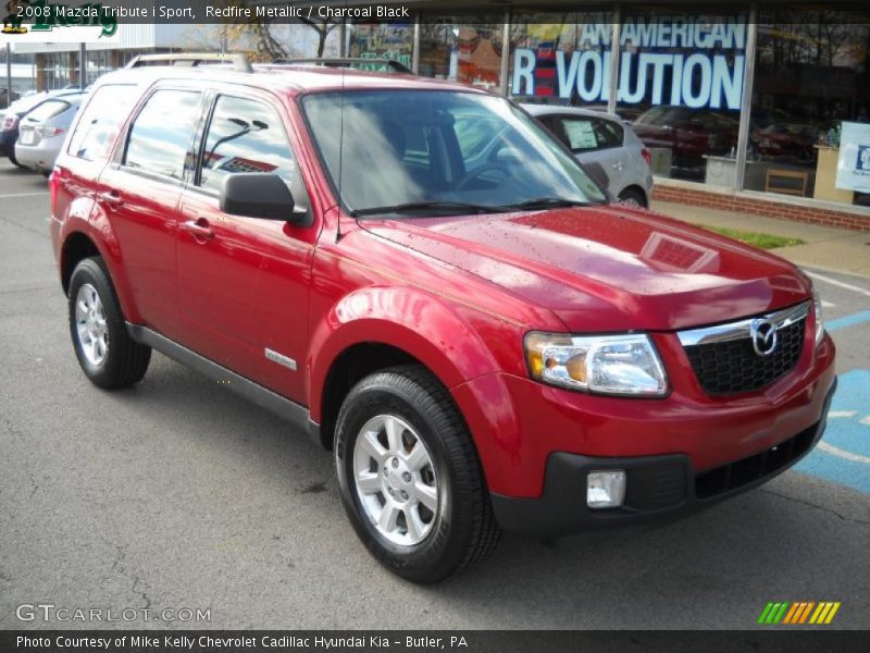 Redfire Metallic / Charcoal Black 2008 Mazda Tribute i Sport