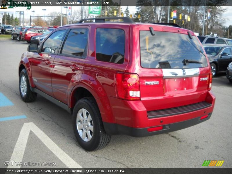 Redfire Metallic / Charcoal Black 2008 Mazda Tribute i Sport