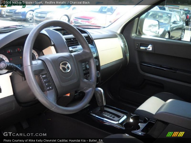 Redfire Metallic / Charcoal Black 2008 Mazda Tribute i Sport