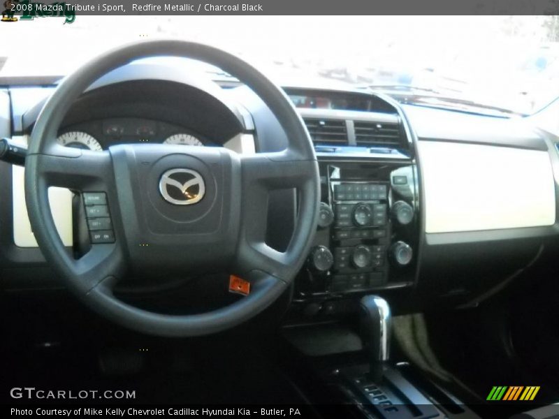 Redfire Metallic / Charcoal Black 2008 Mazda Tribute i Sport
