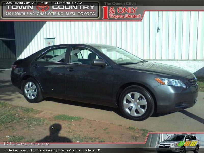 Magnetic Gray Metallic / Ash 2008 Toyota Camry LE