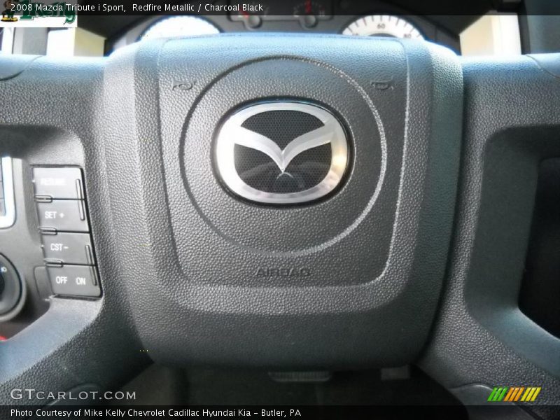 Redfire Metallic / Charcoal Black 2008 Mazda Tribute i Sport