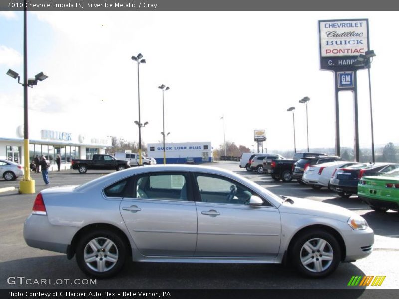 Silver Ice Metallic / Gray 2010 Chevrolet Impala LS
