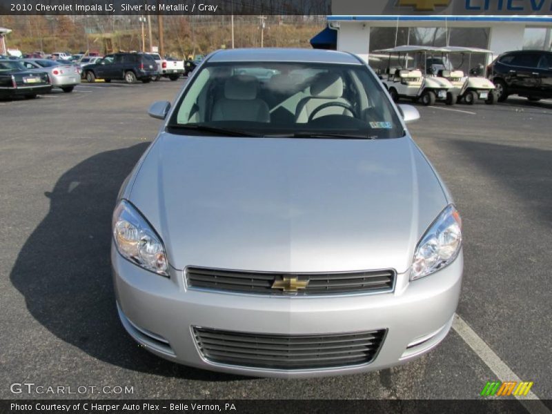 Silver Ice Metallic / Gray 2010 Chevrolet Impala LS