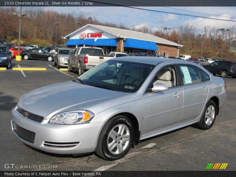 Silver Ice Metallic / Gray 2010 Chevrolet Impala LS