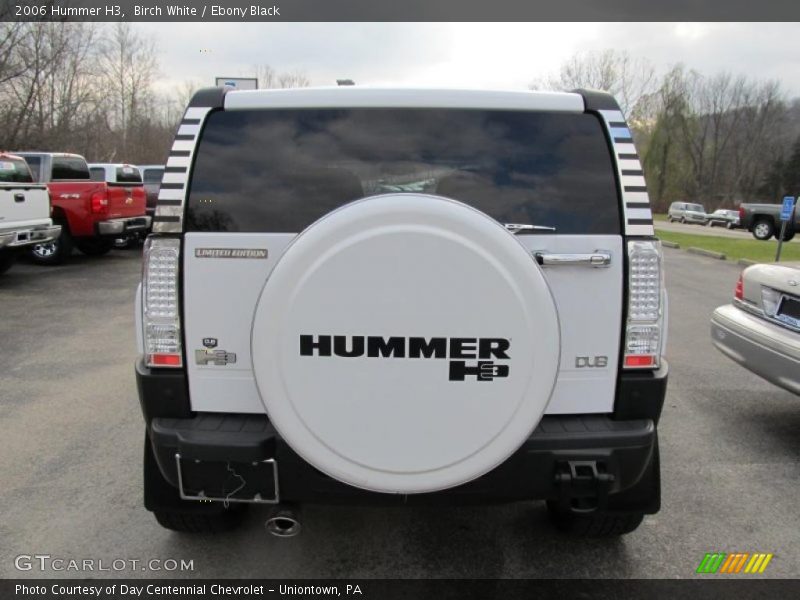 Birch White / Ebony Black 2006 Hummer H3