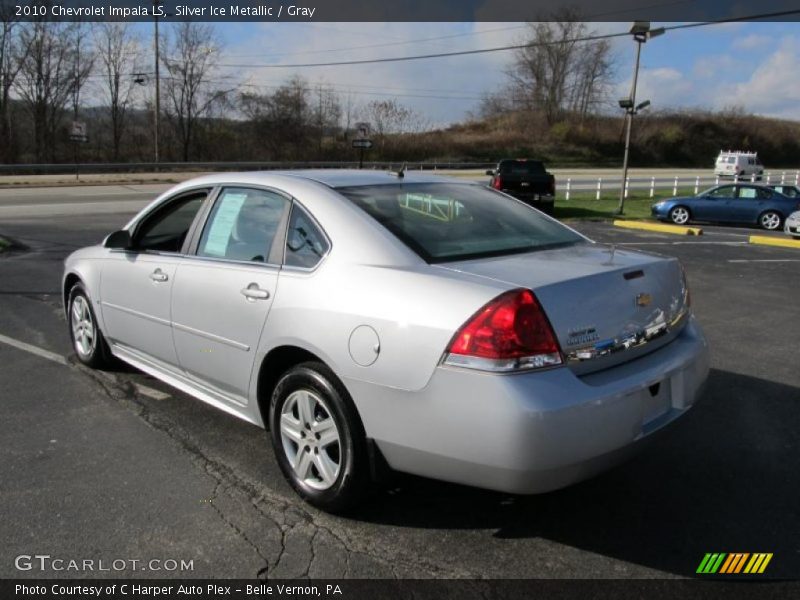Silver Ice Metallic / Gray 2010 Chevrolet Impala LS