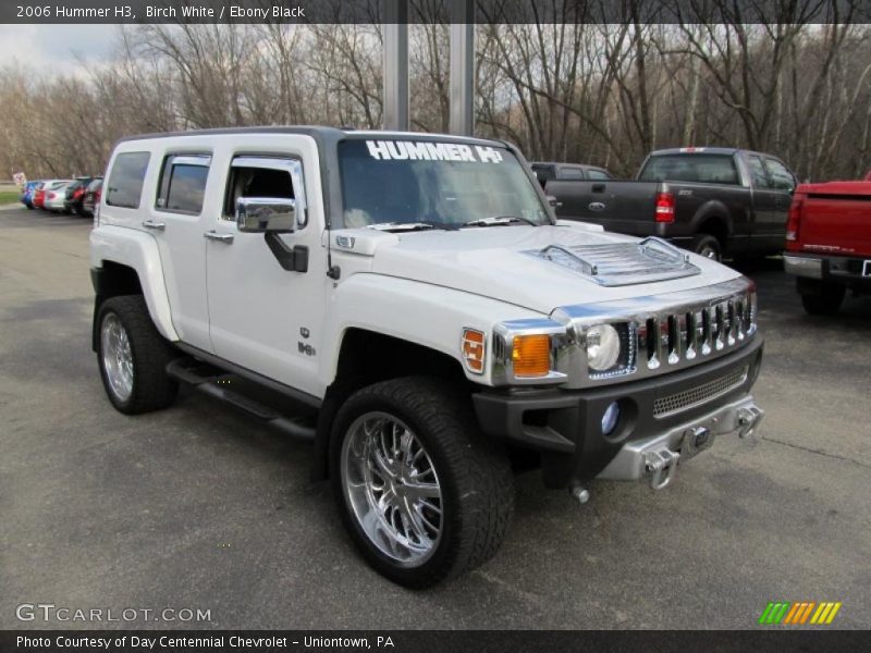 Birch White / Ebony Black 2006 Hummer H3