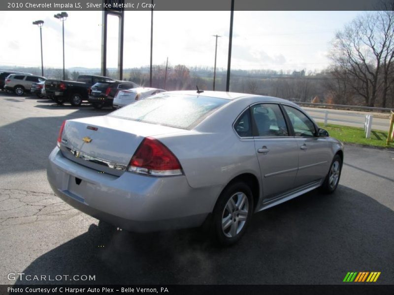 Silver Ice Metallic / Gray 2010 Chevrolet Impala LS