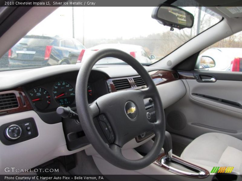 Silver Ice Metallic / Gray 2010 Chevrolet Impala LS