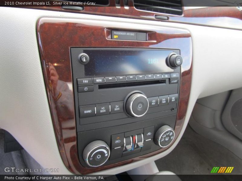Silver Ice Metallic / Gray 2010 Chevrolet Impala LS