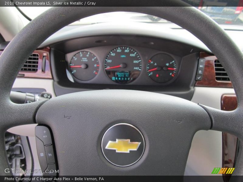 Silver Ice Metallic / Gray 2010 Chevrolet Impala LS