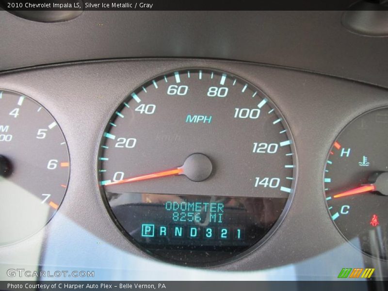 Silver Ice Metallic / Gray 2010 Chevrolet Impala LS