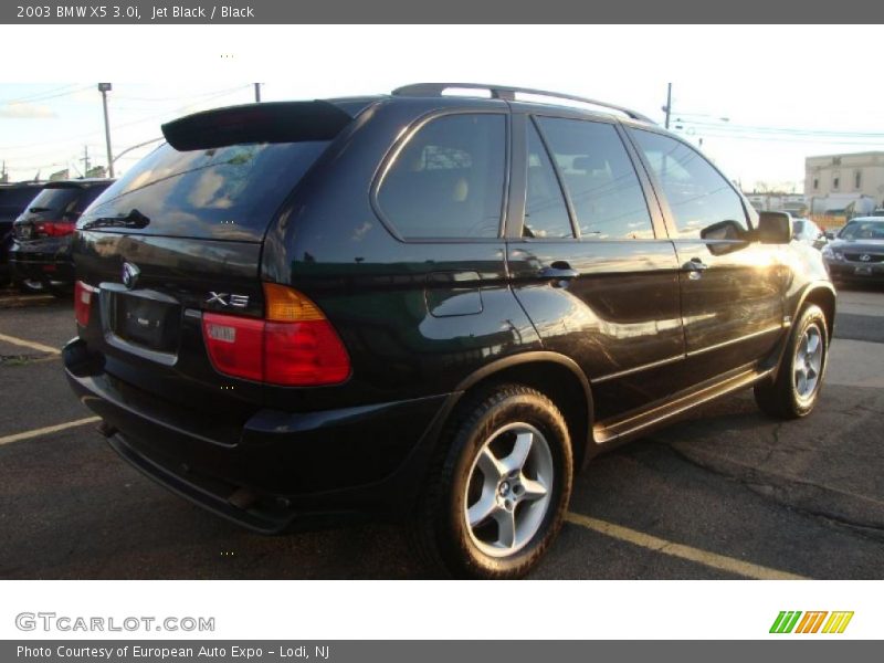 Jet Black / Black 2003 BMW X5 3.0i