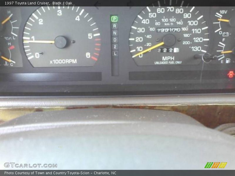 Black / Oak 1997 Toyota Land Cruiser