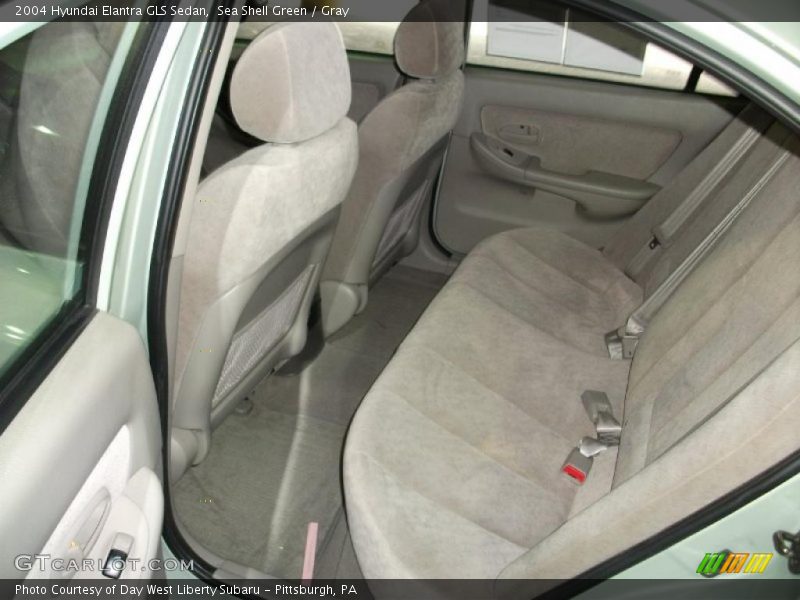 Sea Shell Green / Gray 2004 Hyundai Elantra GLS Sedan