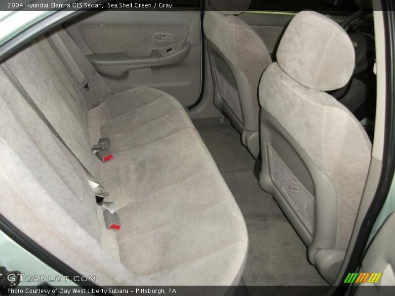 Sea Shell Green / Gray 2004 Hyundai Elantra GLS Sedan