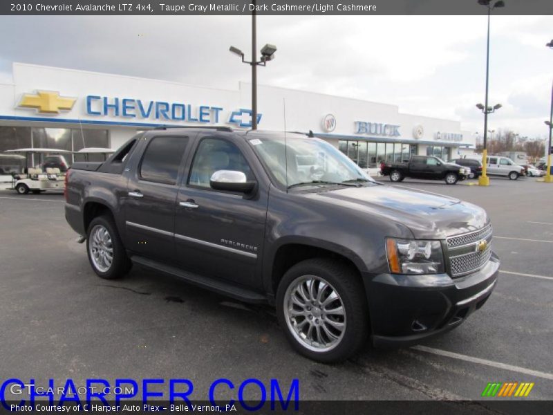Taupe Gray Metallic / Dark Cashmere/Light Cashmere 2010 Chevrolet Avalanche LTZ 4x4