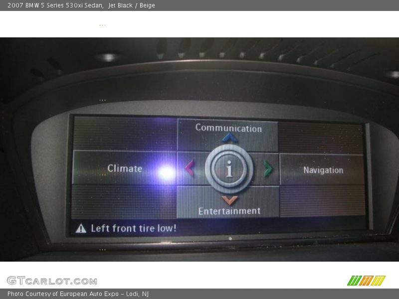 Jet Black / Beige 2007 BMW 5 Series 530xi Sedan