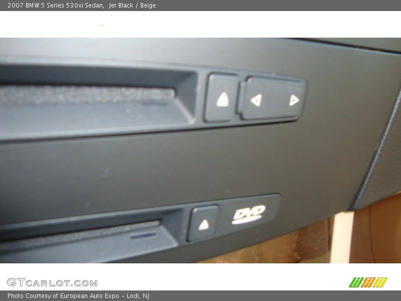 Jet Black / Beige 2007 BMW 5 Series 530xi Sedan