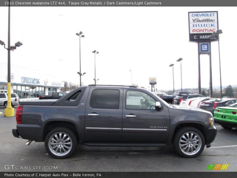 Taupe Gray Metallic / Dark Cashmere/Light Cashmere 2010 Chevrolet Avalanche LTZ 4x4