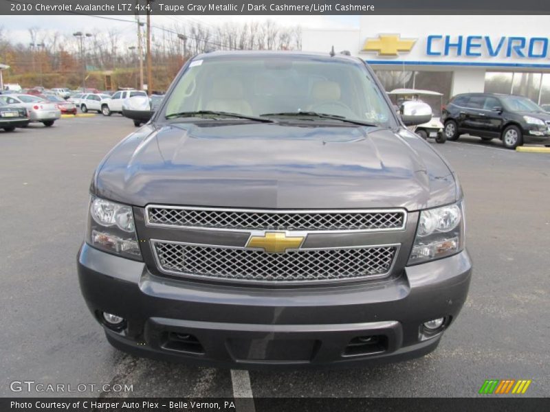 Taupe Gray Metallic / Dark Cashmere/Light Cashmere 2010 Chevrolet Avalanche LTZ 4x4