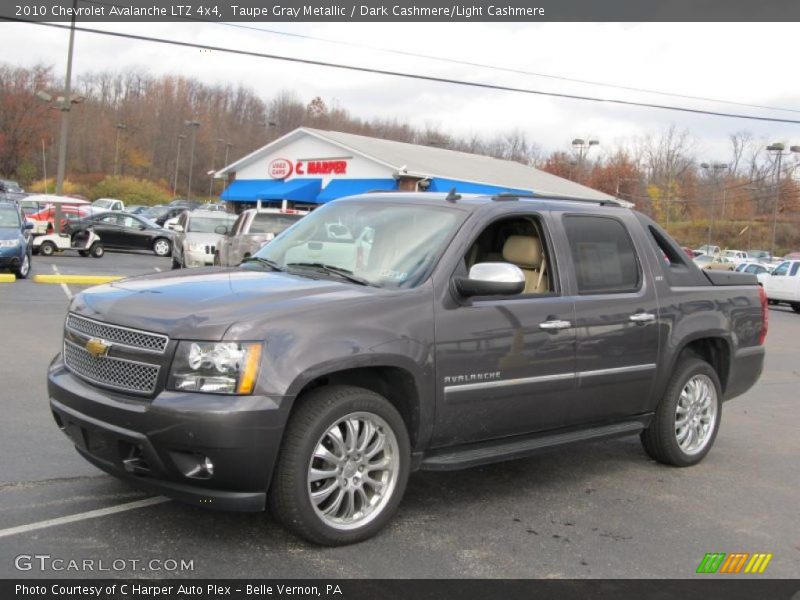 Taupe Gray Metallic / Dark Cashmere/Light Cashmere 2010 Chevrolet Avalanche LTZ 4x4