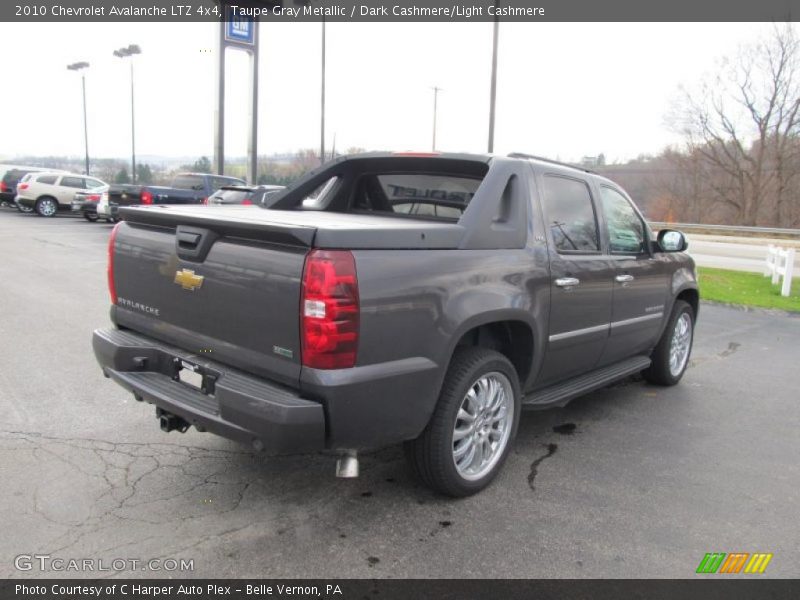 Taupe Gray Metallic / Dark Cashmere/Light Cashmere 2010 Chevrolet Avalanche LTZ 4x4