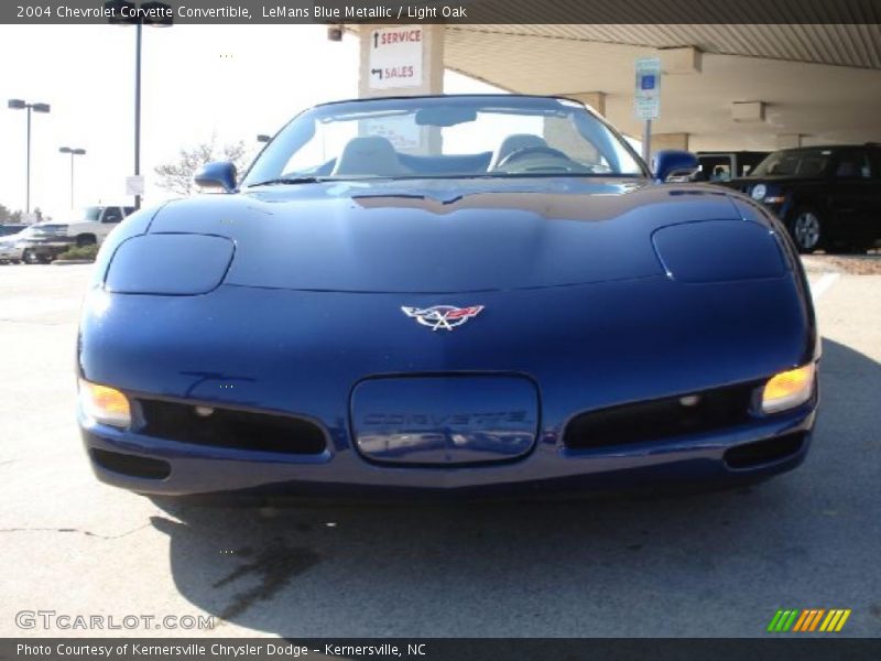 LeMans Blue Metallic / Light Oak 2004 Chevrolet Corvette Convertible