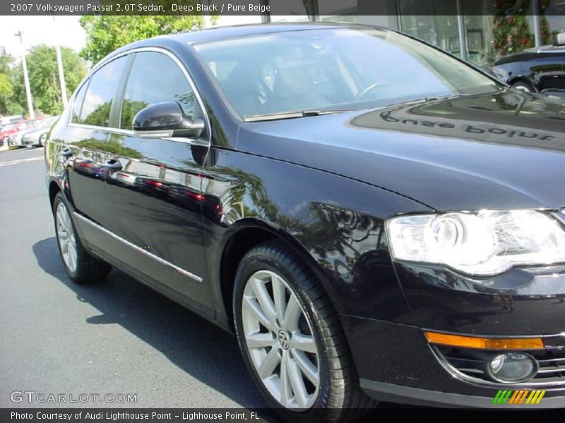 Deep Black / Pure Beige 2007 Volkswagen Passat 2.0T Sedan