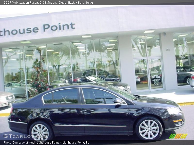 Deep Black / Pure Beige 2007 Volkswagen Passat 2.0T Sedan