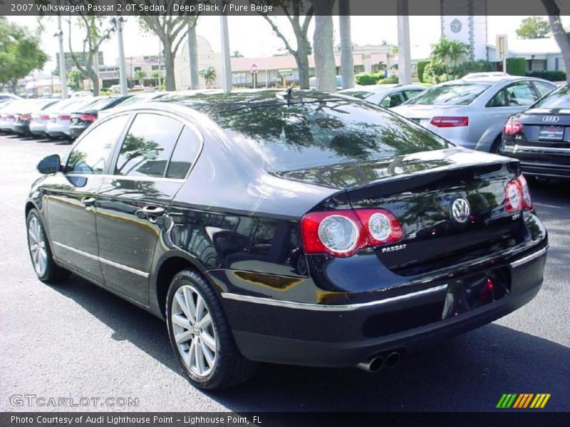 Deep Black / Pure Beige 2007 Volkswagen Passat 2.0T Sedan