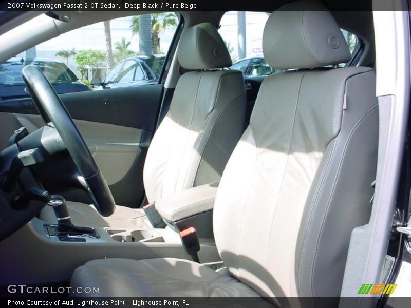 Deep Black / Pure Beige 2007 Volkswagen Passat 2.0T Sedan