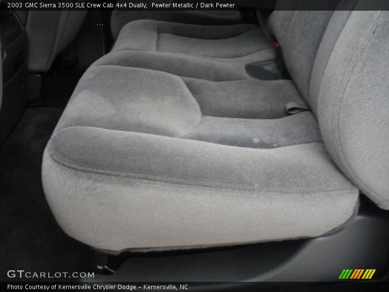 Pewter Metallic / Dark Pewter 2003 GMC Sierra 3500 SLE Crew Cab 4x4 Dually