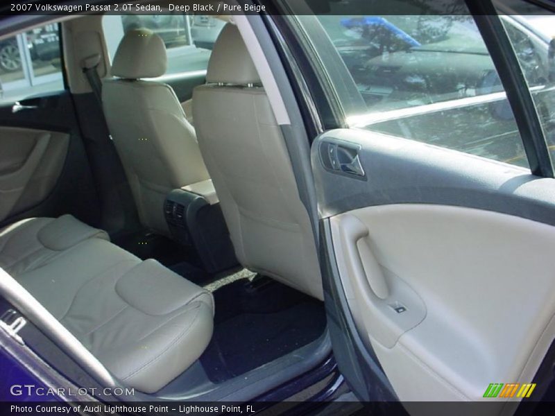 Deep Black / Pure Beige 2007 Volkswagen Passat 2.0T Sedan