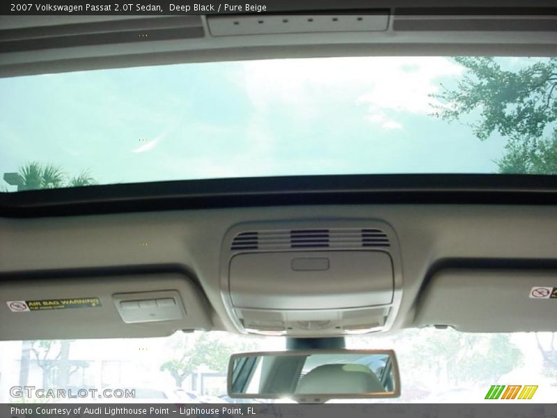 Deep Black / Pure Beige 2007 Volkswagen Passat 2.0T Sedan