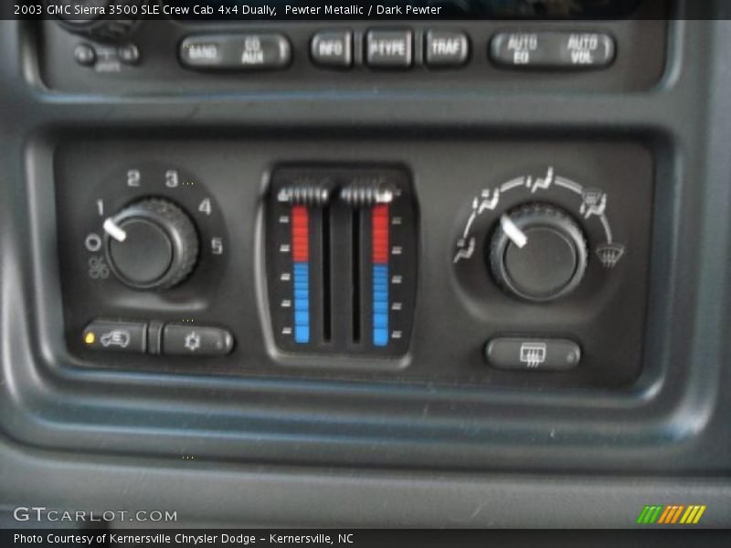 Pewter Metallic / Dark Pewter 2003 GMC Sierra 3500 SLE Crew Cab 4x4 Dually