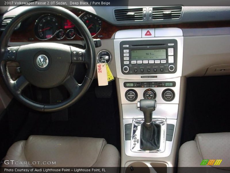 Deep Black / Pure Beige 2007 Volkswagen Passat 2.0T Sedan