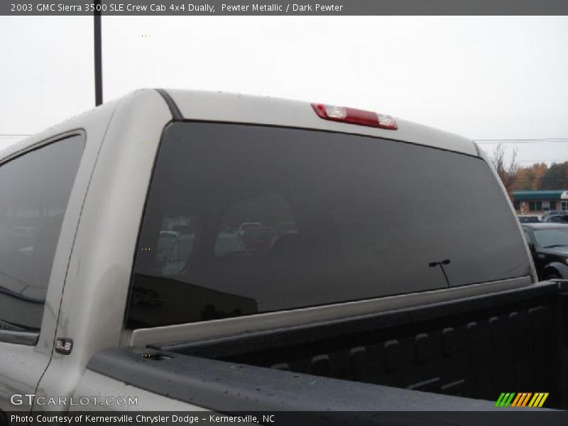 Pewter Metallic / Dark Pewter 2003 GMC Sierra 3500 SLE Crew Cab 4x4 Dually