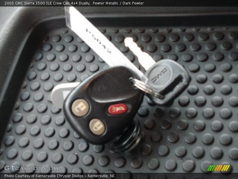 Pewter Metallic / Dark Pewter 2003 GMC Sierra 3500 SLE Crew Cab 4x4 Dually