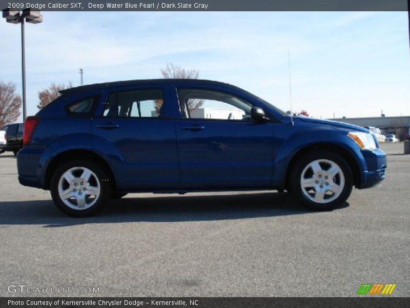 Deep Water Blue Pearl / Dark Slate Gray 2009 Dodge Caliber SXT