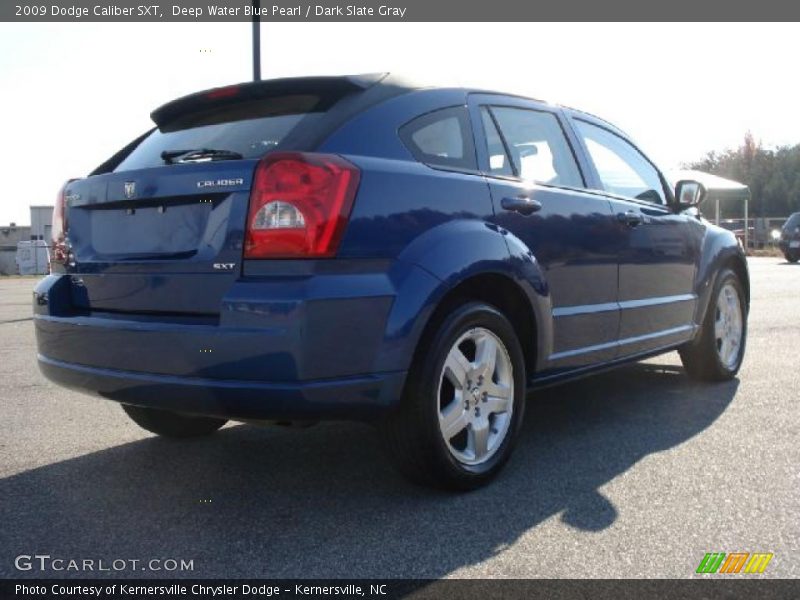 Deep Water Blue Pearl / Dark Slate Gray 2009 Dodge Caliber SXT